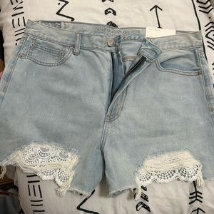 New American Eagle Jean Mom Shorts